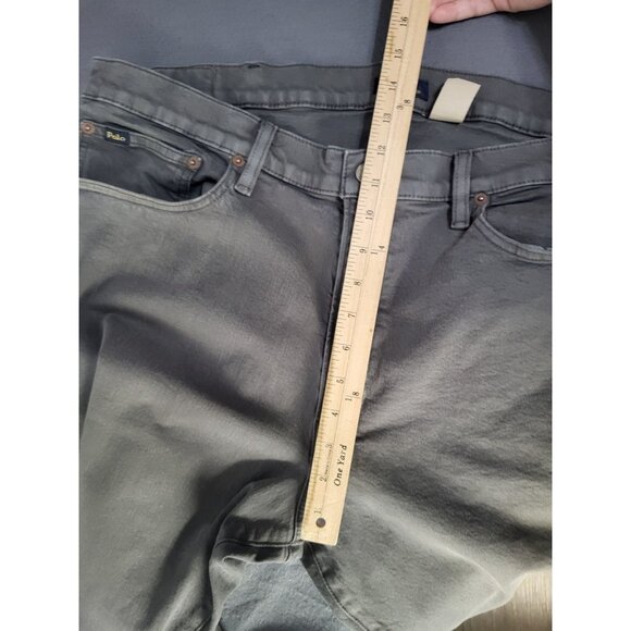 POLO Ralph Lauren Men's Hampton Relaxed Straight Jeans Grey Stretch 40x30 - Picture 14 of 14